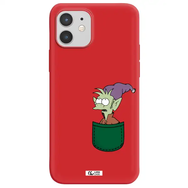 Elfo Apple iPhone 12 mini Silicone Imperial Red Case