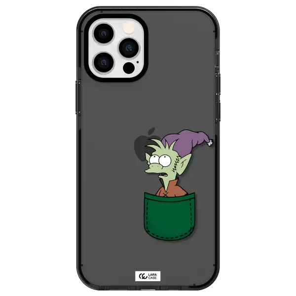 Elfo Apple iPhone 12 pro impact Smoke Black Case