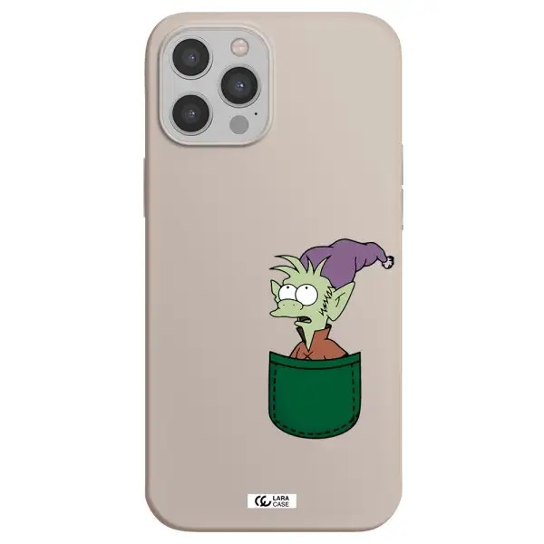 Elfo Apple iPhone 12 pro max Silicone Stone Case