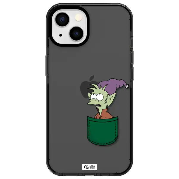 Elfo Apple iPhone 13 impact Smoke Black Case