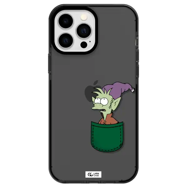 Elfo Apple iPhone 13 Pro Max impact Smoke Black Case