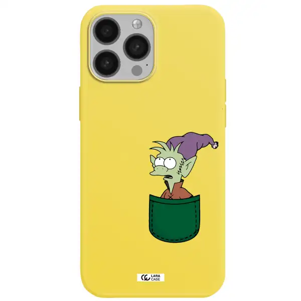 Elfo Apple iPhone 13 Pro Max Silicone canary yellow Case