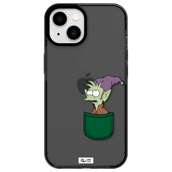 Elfo Apple iPhone 14 impact Smoke Black Case