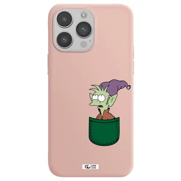 Elfo Apple iPhone 14 pro Silicone pastel pink Case