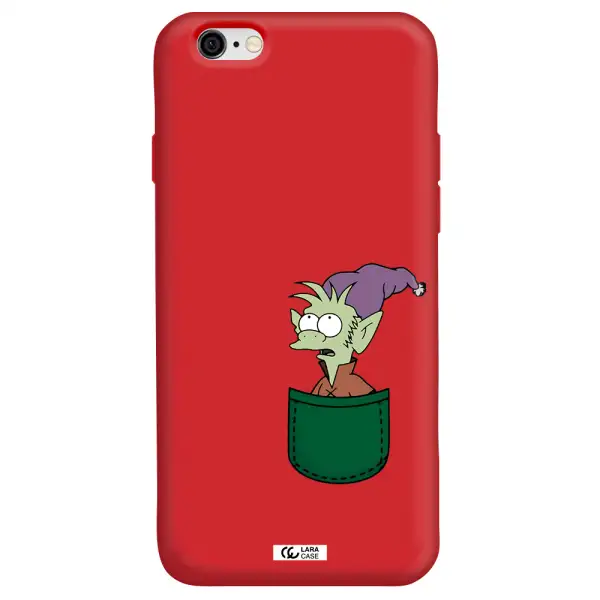 Elfo Apple iPhone 6 Silicone Imperial Red Case