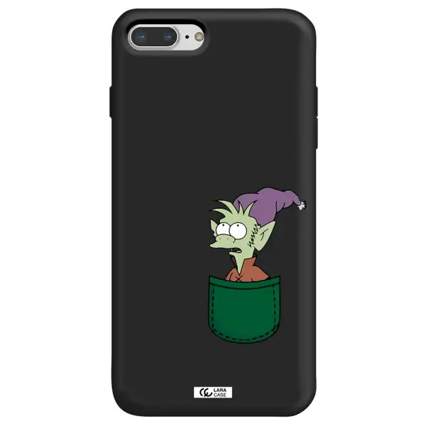 Elfo Apple iPhone 8 plus Silicone black Case