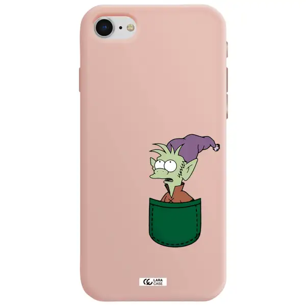 Elfo Apple iPhone se 2020 Silicone pastel pink Case