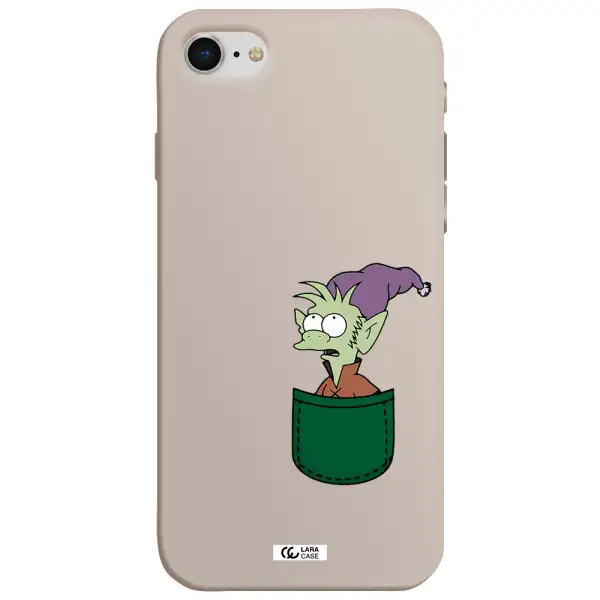 Elfo Apple iPhone se 2020 Silicone Stone Case