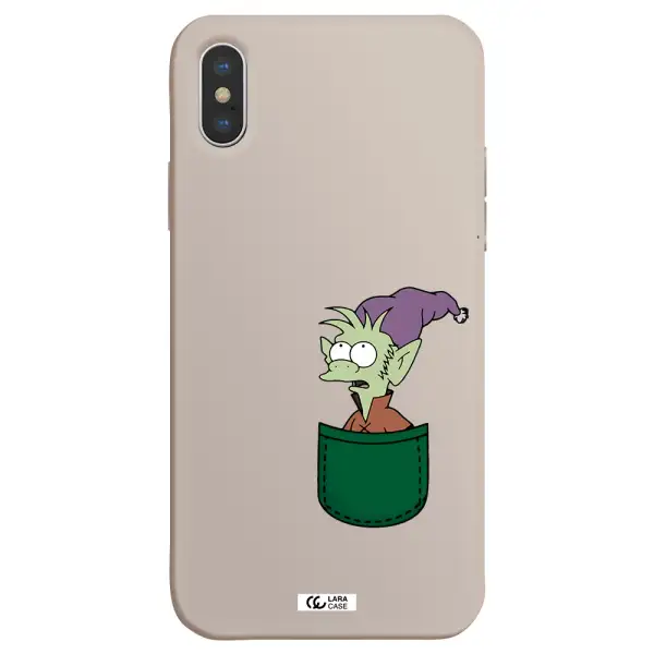 Elfo Apple iPhone XS Silicone Stone Case