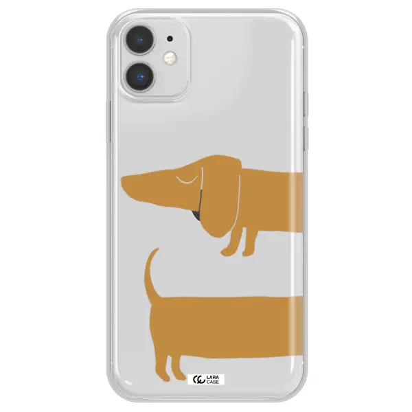 Dachshund Apple iPhone 11 Clear TPU Case