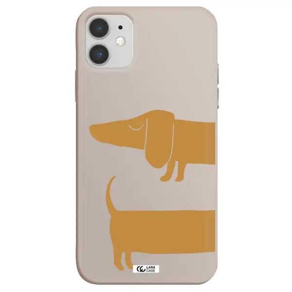 Dachshund Apple iPhone 11 Silicone Stone Case