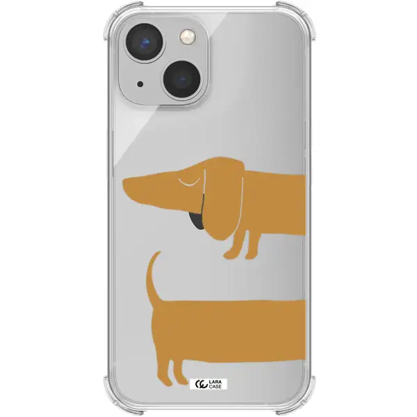 Dachshund Apple iPhone 13 Clear PC Case