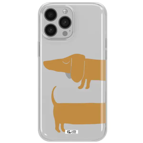 Dachshund Apple iPhone 13 Pro Max Clear TPU Case