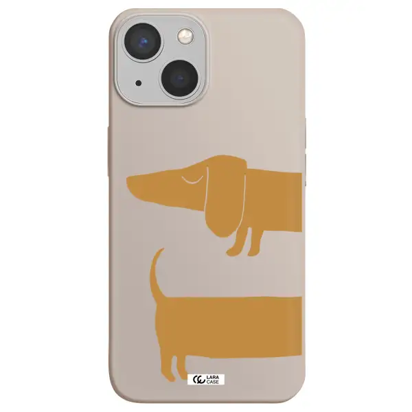 Dachshund Apple iPhone 13 Silicone Stone Case