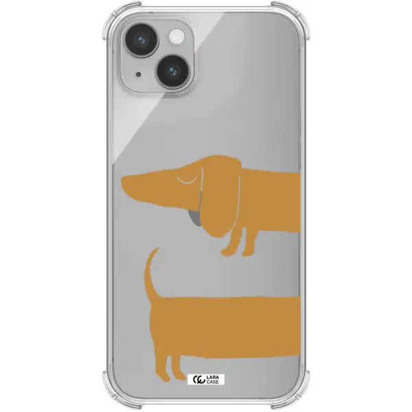 Dachshund Apple iPhone 14 Clear PC Case