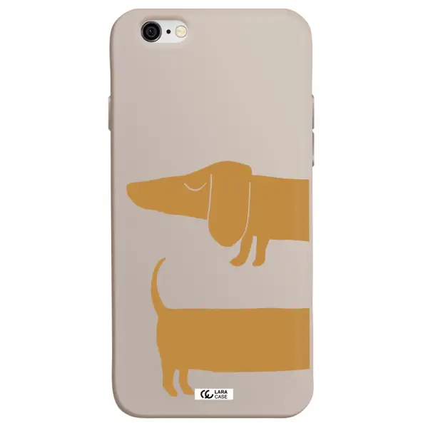 Dachshund Apple iPhone 6 Silicone Stone Case