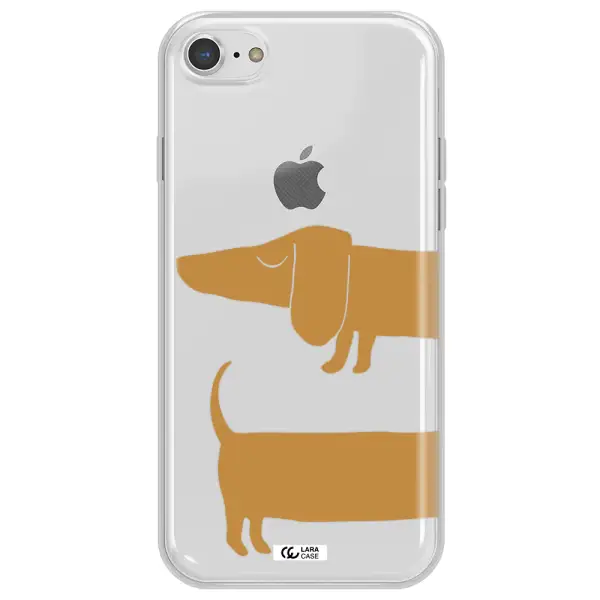 Dachshund Apple iPhone 8 Clear TPU Case