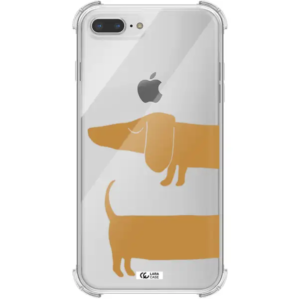 Dachshund Apple iPhone 8 plus Clear PC Case