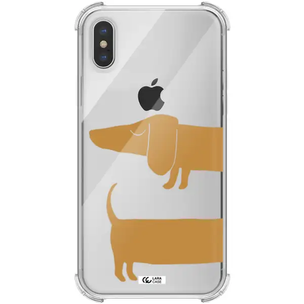 Dachshund Apple iPhone XS Clear PC Case