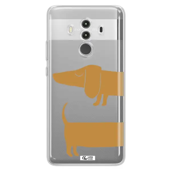 Dachshund Huawei Mate 10 Clear TPU Case