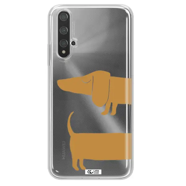 Dachshund Huawei Nova 5t Clear TPU Case
