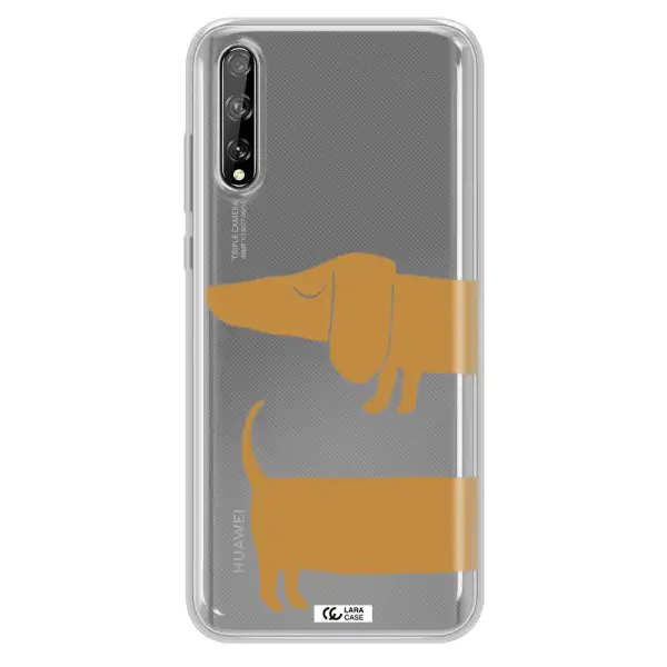 Dachshund Huawei P Smart S Clear TPU Case
