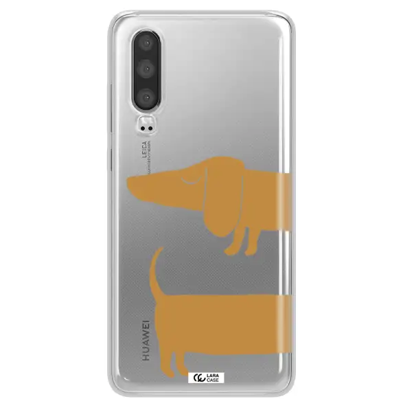 Dachshund Huawei P30 Clear TPU Case