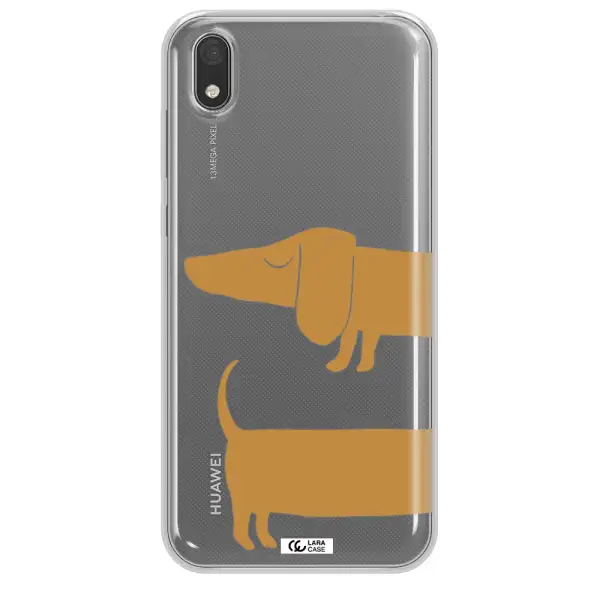 Dachshund Huawei Y5 2019 Clear TPU Case