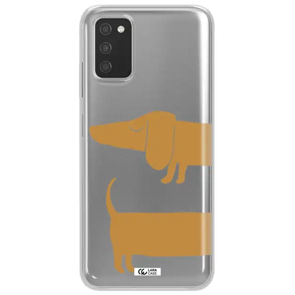 Dachshund Samsung A03S Clear TPU Case