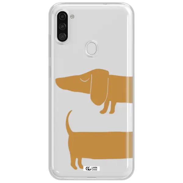 Dachshund Samsung A11 Clear TPU Case