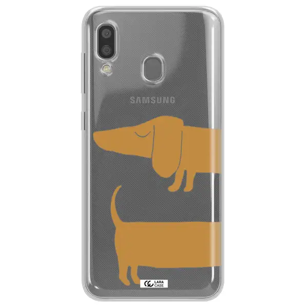 Dachshund Samsung A20 Clear TPU Case