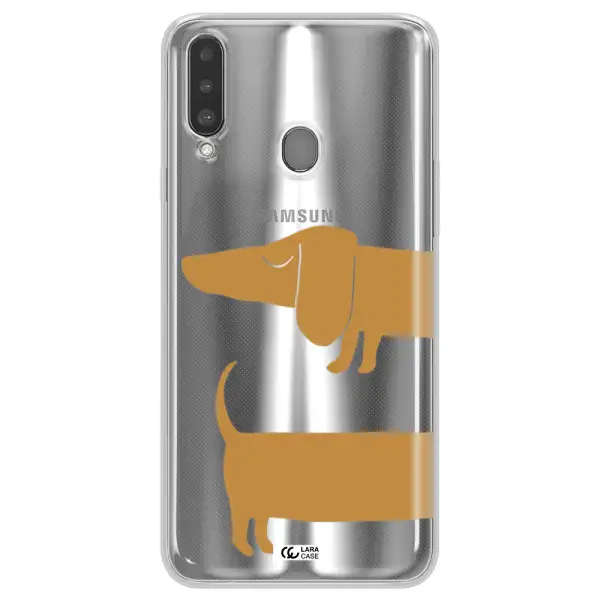 Dachshund Samsung A20S Clear TPU Case
