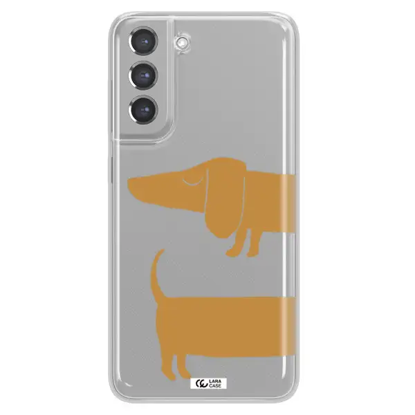 Dachshund Samsung A21 Fe Clear TPU Case