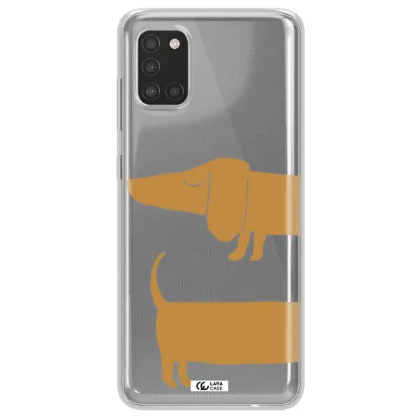 Dachshund Samsung A31 Clear TPU Case