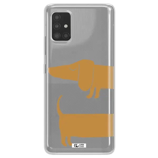 Dachshund Samsung A51 Clear TPU Case