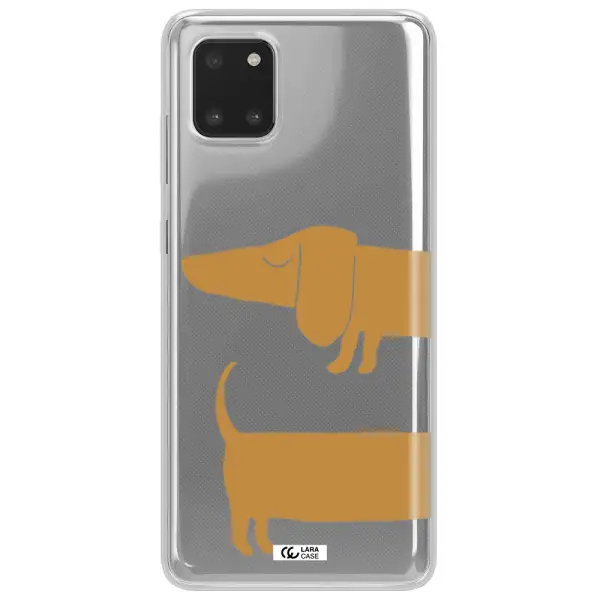 Dachshund Samsung Note 10 Lite Clear TPU Case