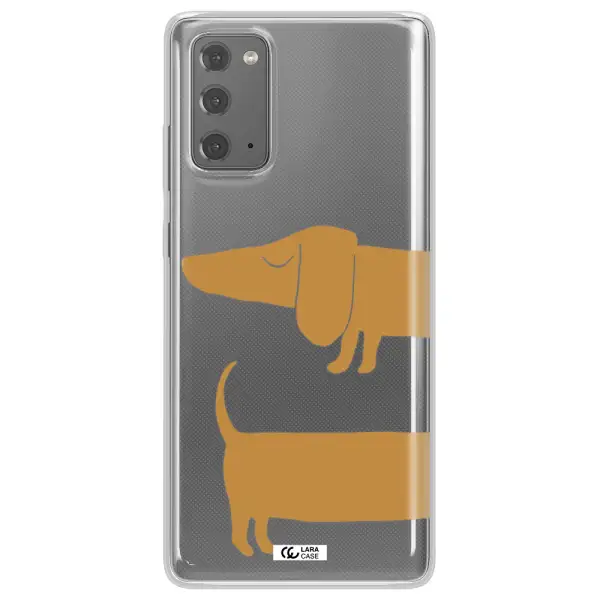 Dachshund Samsung Note 20 Clear TPU Case