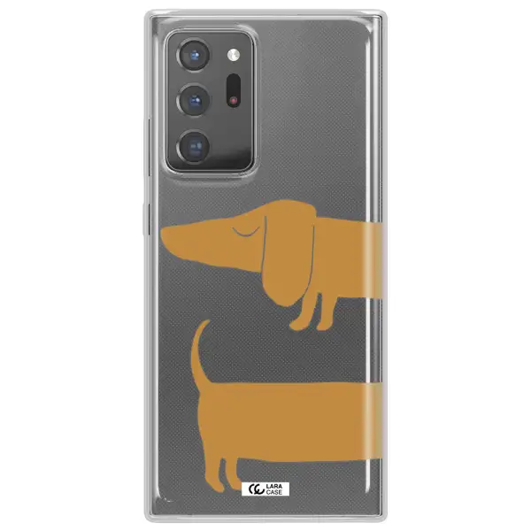Dachshund Samsung Note 20 Ultra Clear TPU Case