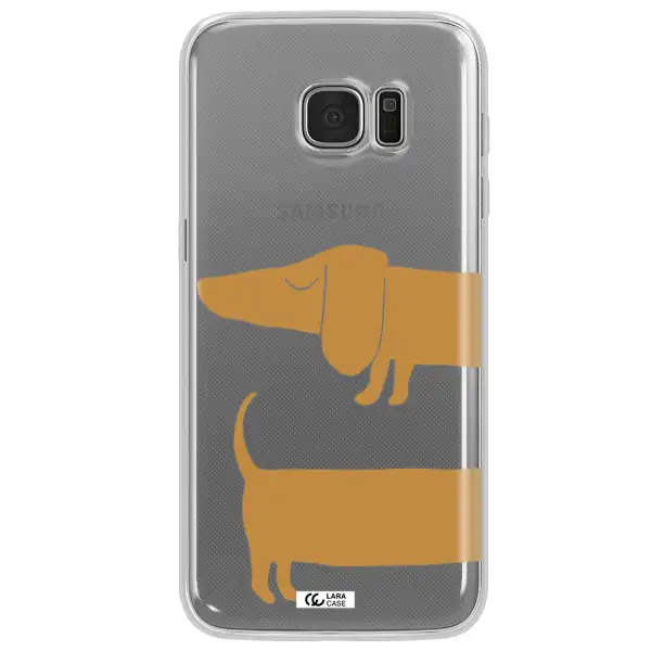 Dachshund Samsung S7 Edge Clear TPU Case