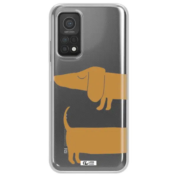 Dachshund Xiaomi Mi 10T Clear TPU Case