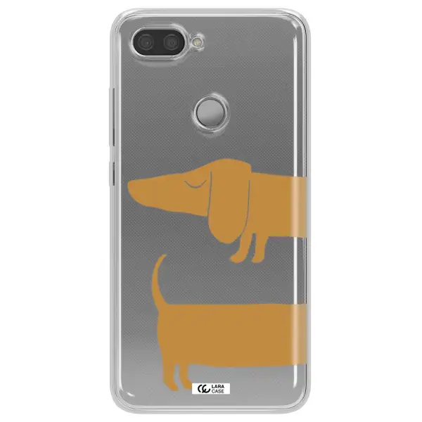 Dachshund Xiaomi Mi 8 Lite Clear TPU Case