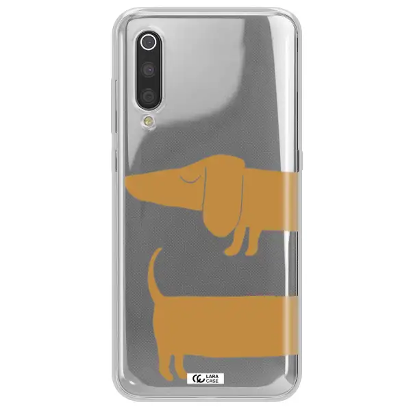 Dachshund Xiaomi Mi 9 Clear TPU Case