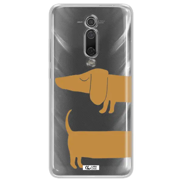 Dachshund Xiaomi Mi 9T Clear TPU Case