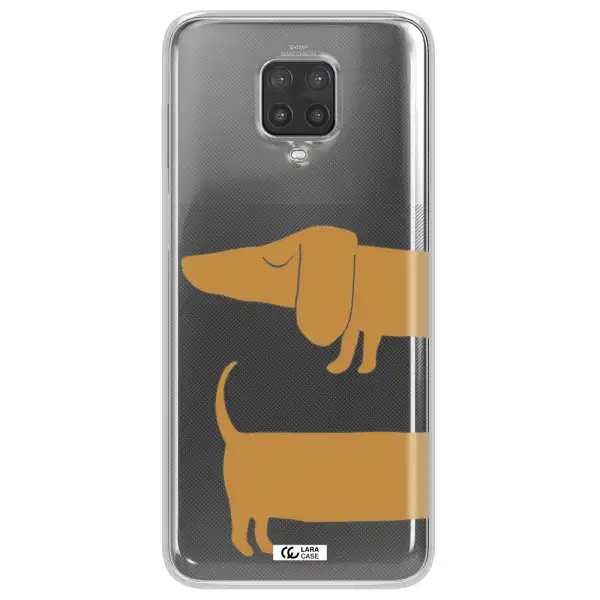 Dachshund Xiaomi Note 9 Pro Clear TPU Case