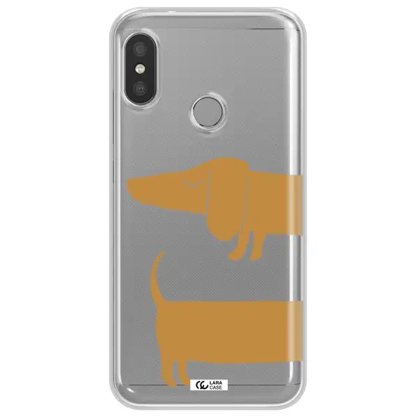 Dachshund Xiaomi Redmi 6 Pro Clear TPU Case