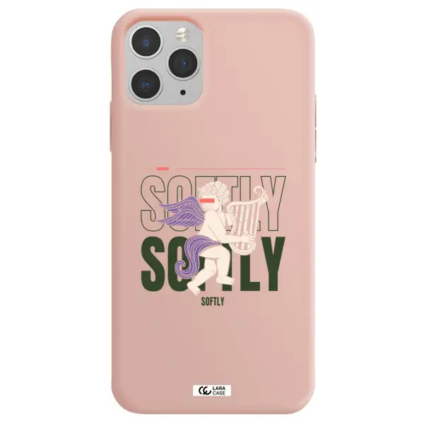 Orpheus Apple iPhone 11 pro Silicone pastel pink Case