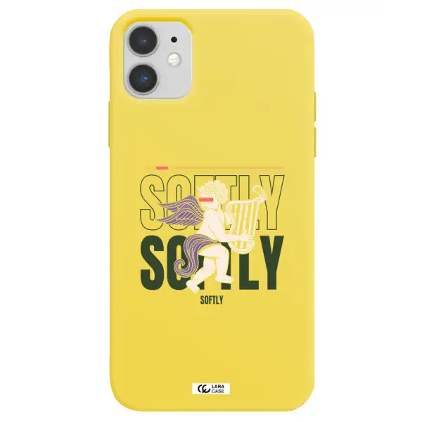 Orpheus Apple iPhone 11 Silicone canary yellow Case
