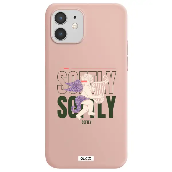 Orpheus Apple iPhone 12 mini Silicone pastel pink Case