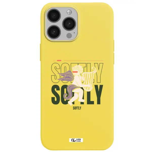 Orpheus Apple iPhone 13 Pro Max Silicone canary yellow Case