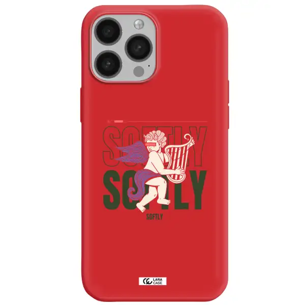 Orpheus Apple iPhone 13 Pro Max Silicone Imperial Red Case